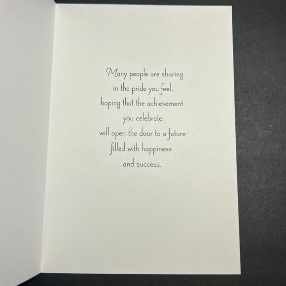 Lot of 12 Hallmark Heartline Graduation Cap Diploma Greeting Cards 6.75 x 4.75" - Picture 5 of 5